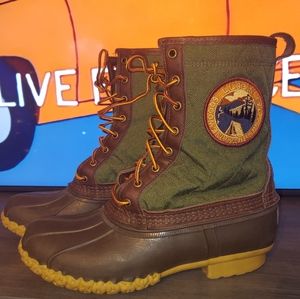 L.L.Bean Vintage Rangley Pac Quilted Limited Edition Maine Patch Duck Boots